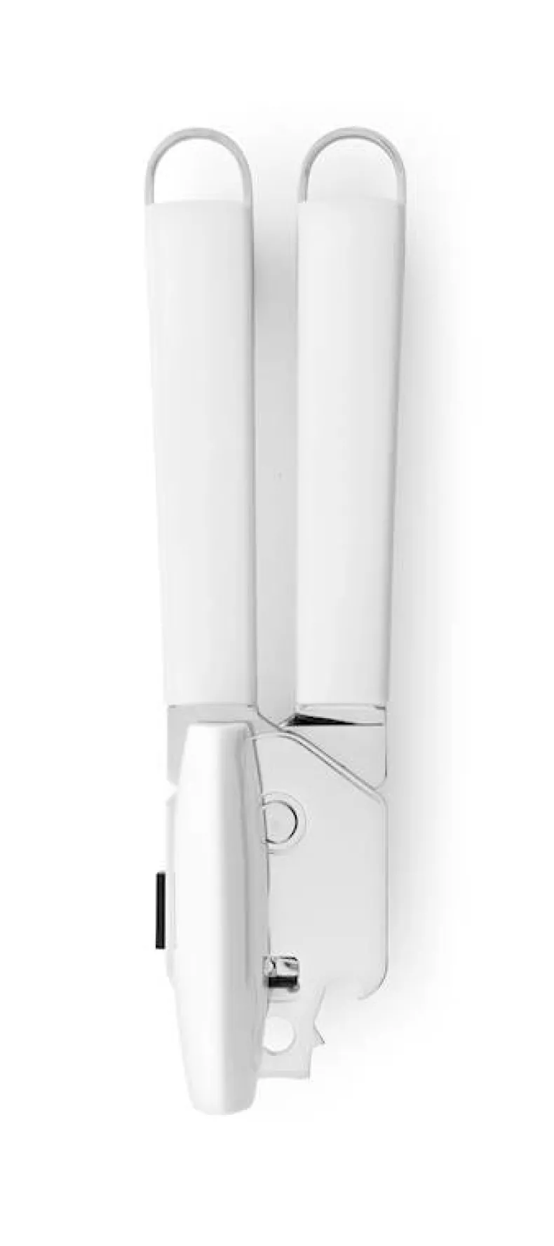 Blikopener met draaikruk wit