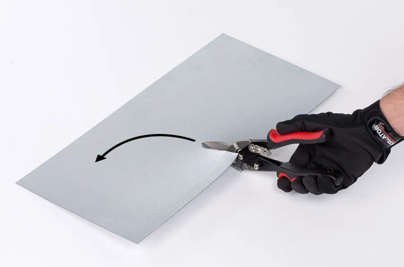 Blikschaar links 250 mm