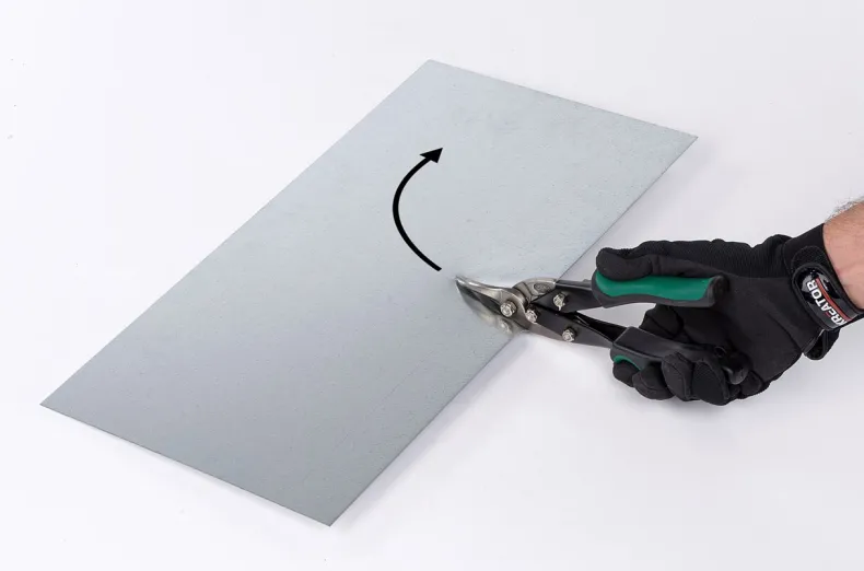 Blikschaar rechts 250 mm