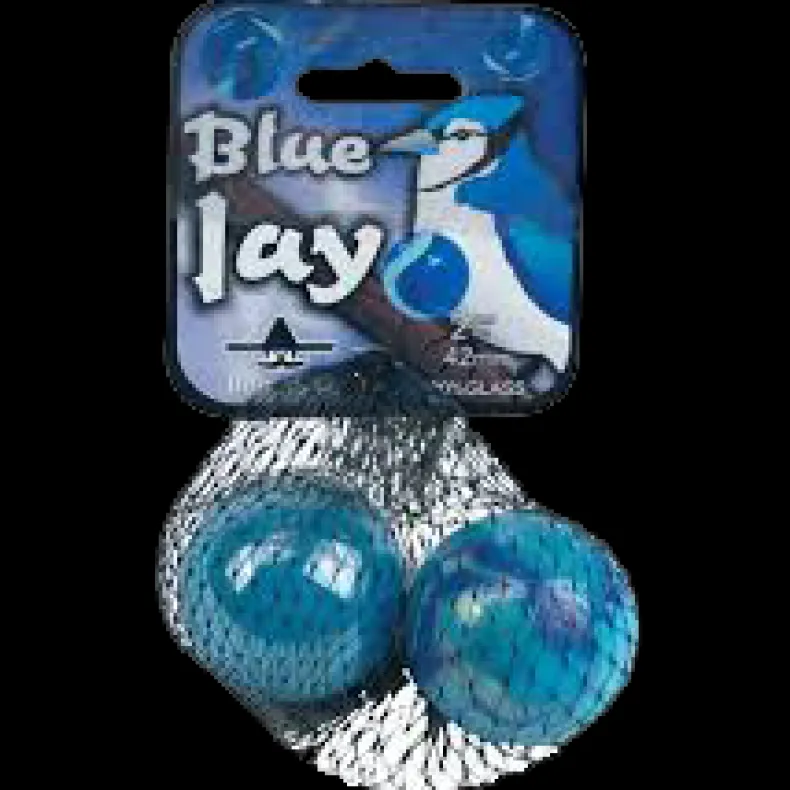 Blue jay knikkers 2 stuks