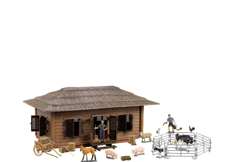 Boerderij + dieren speelset
