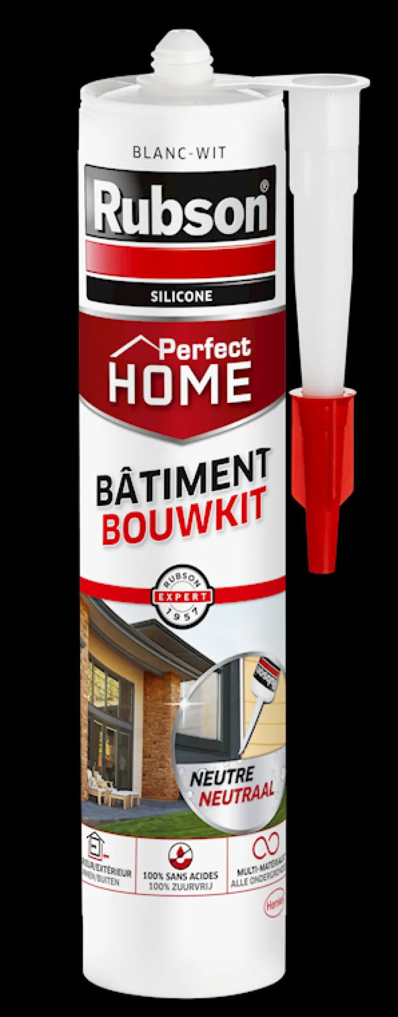 Bouwkit wit 280 ml