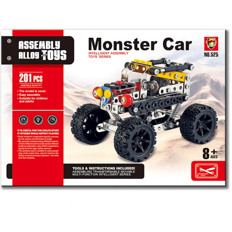 Bouwpakket monster car 199-delig