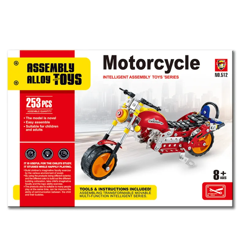 Bouwpakket motorfiets 255-delig