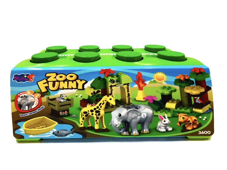 Bouwstenen dier licht & geluid