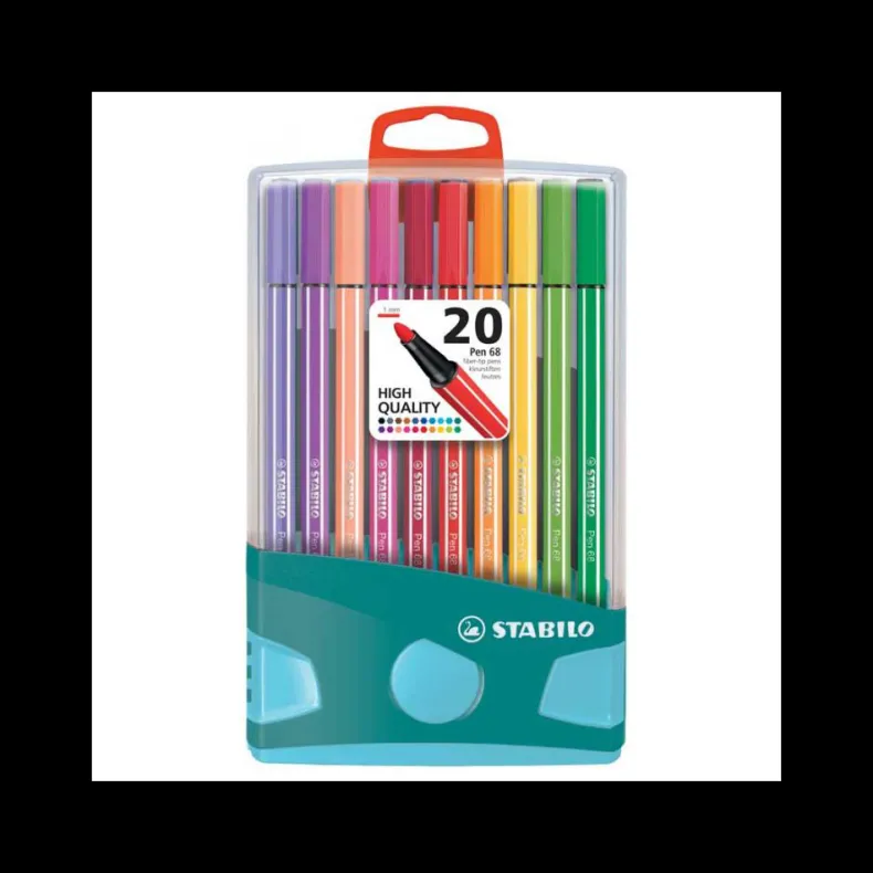 Box met 20 kleurstiften