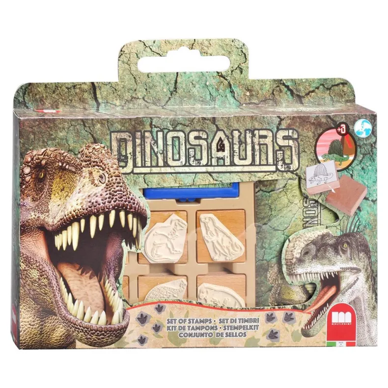 Box Stamps Dinosaurs 12P