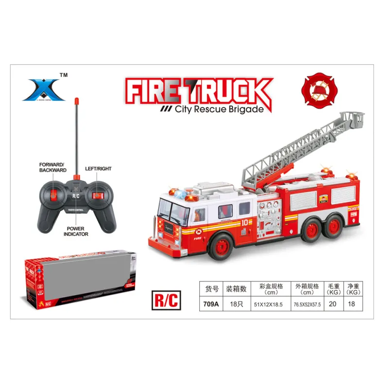 Brandweerauto met afstandsbediening