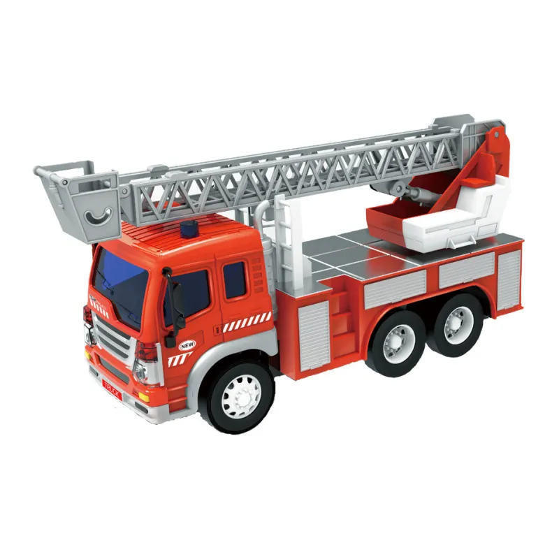 Brandweerwagen met licht en geluid