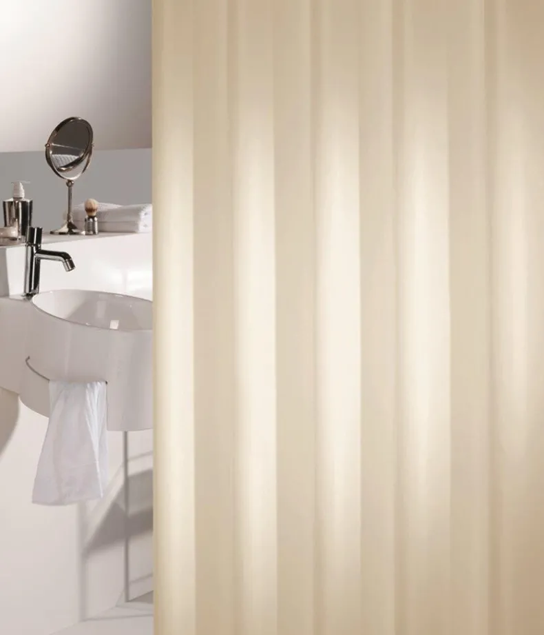 Douchegordijn Granada beige 240 cm