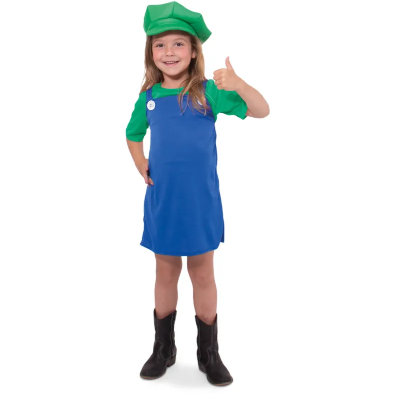 Kinderkostuum Loodgieter Meisje - 9-11 jaar