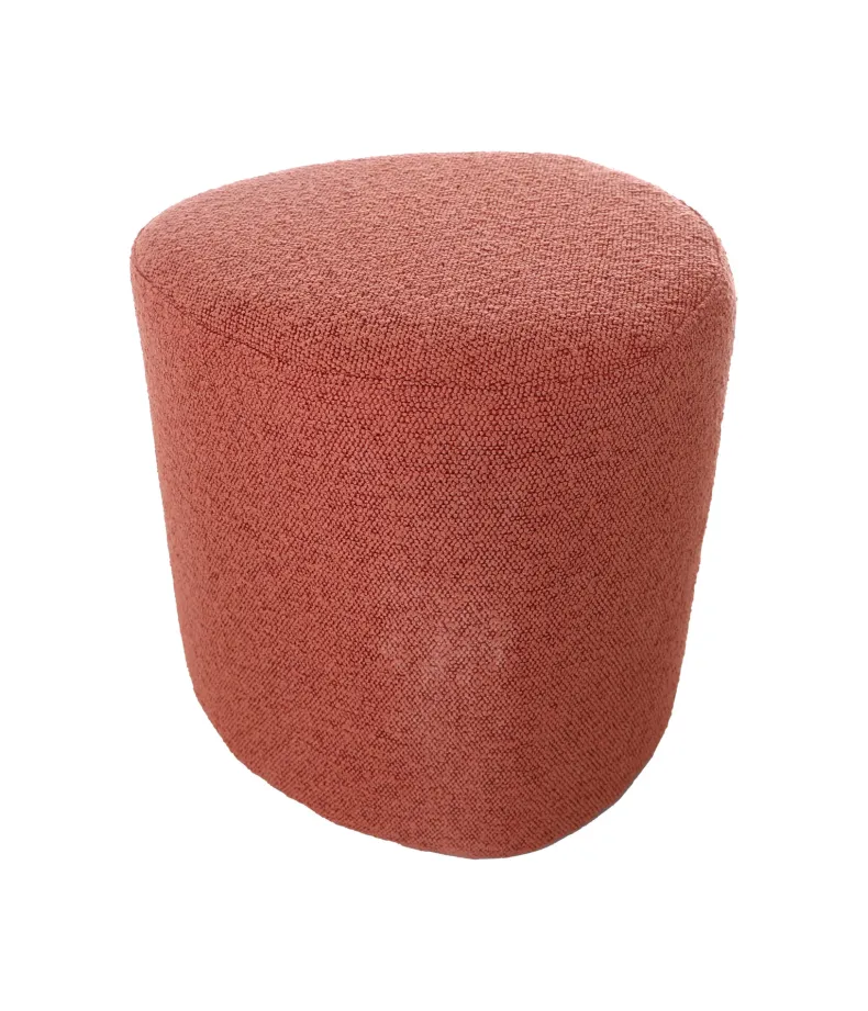 Poef Tirana - Ø40x38cm - Terracotta