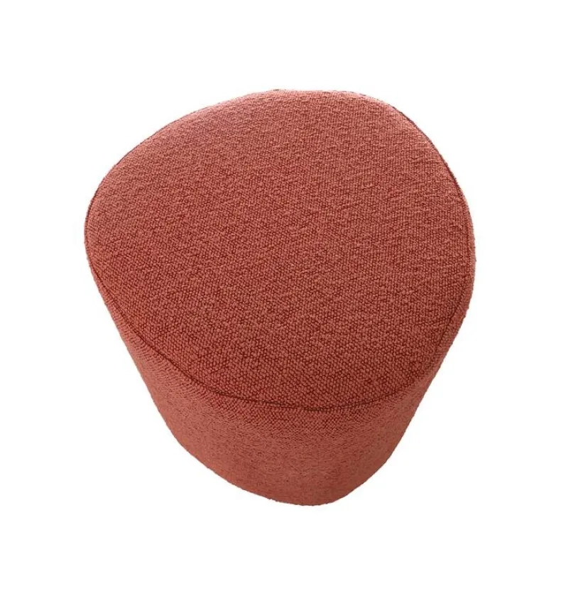 Poef Tirana - Ø40x38cm - Terracotta