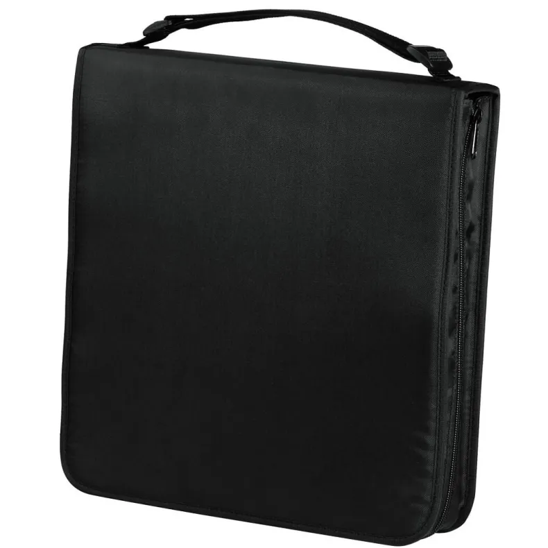 CD wallet nylon zwart 160 cd's