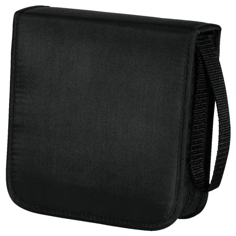 CD wallet nylon zwart 40 cd's