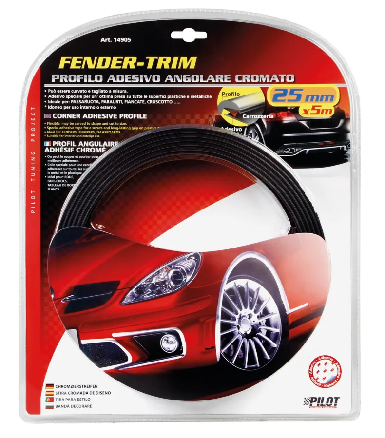 Chrome Fender 25mm 5m