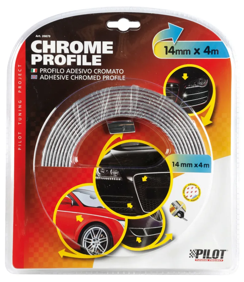 Chrome Profiel 14mm 4m