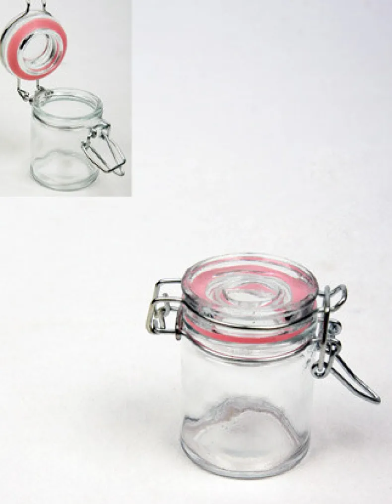 Cilinder transparant roze