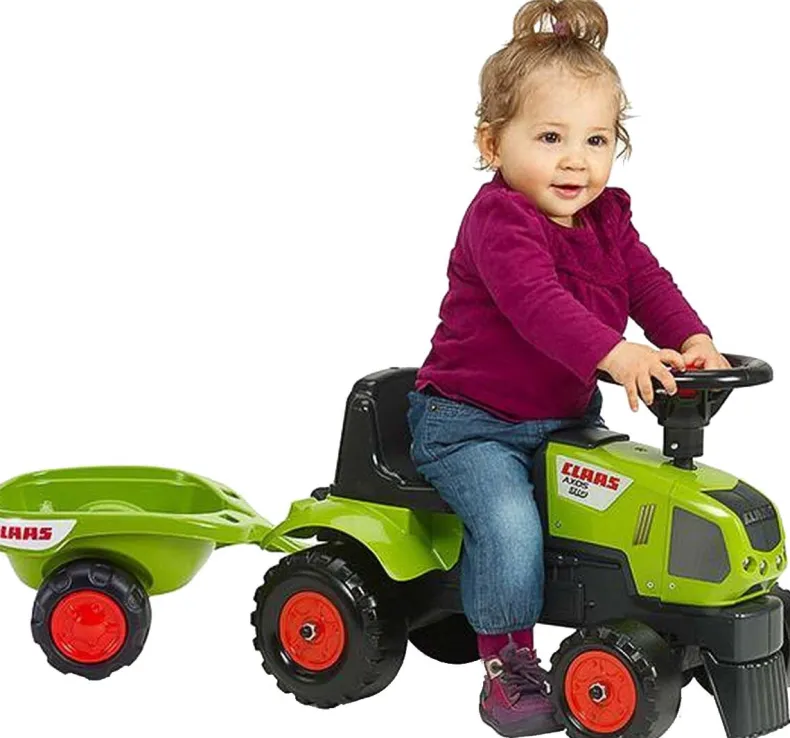 Claas baby tractor met aanhangwagen
