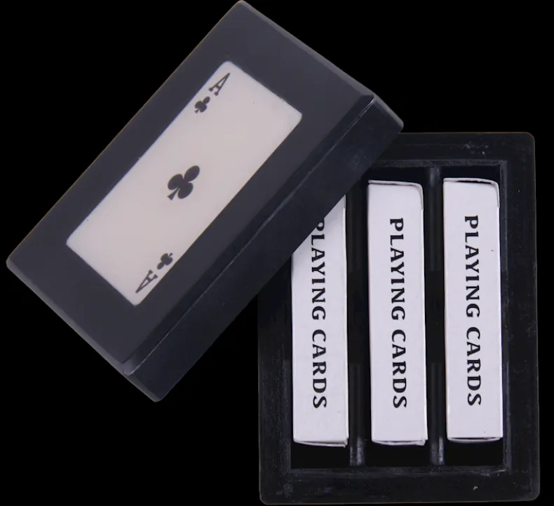 Raisin card box black