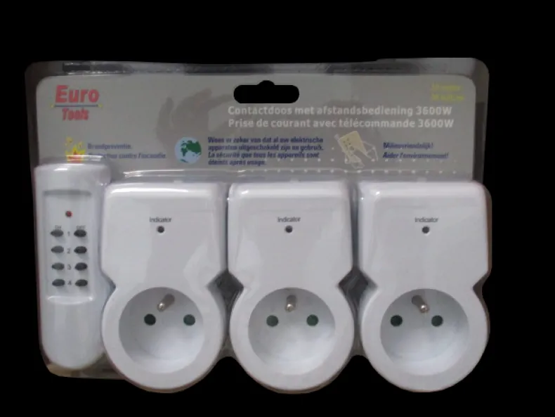 Contactdoos + afstandsbediening