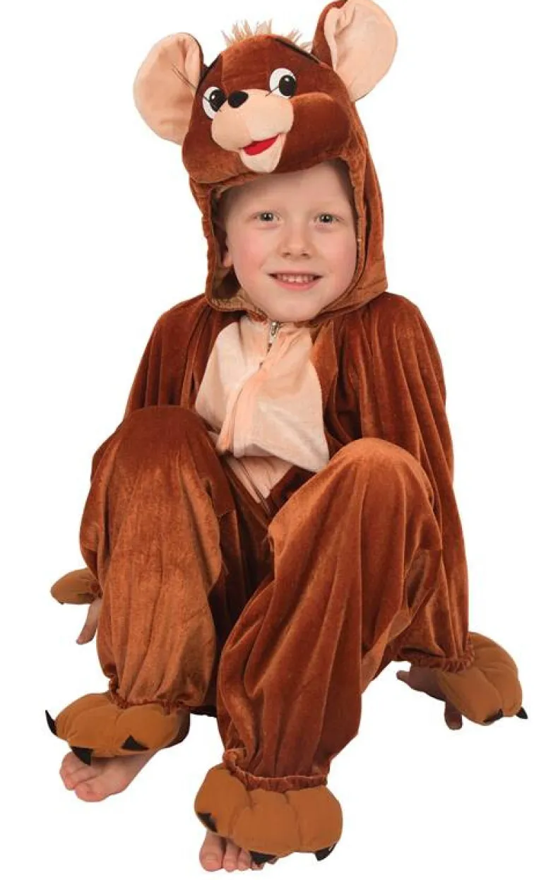 Verkleedpak Muis - Bruin - Maat 104