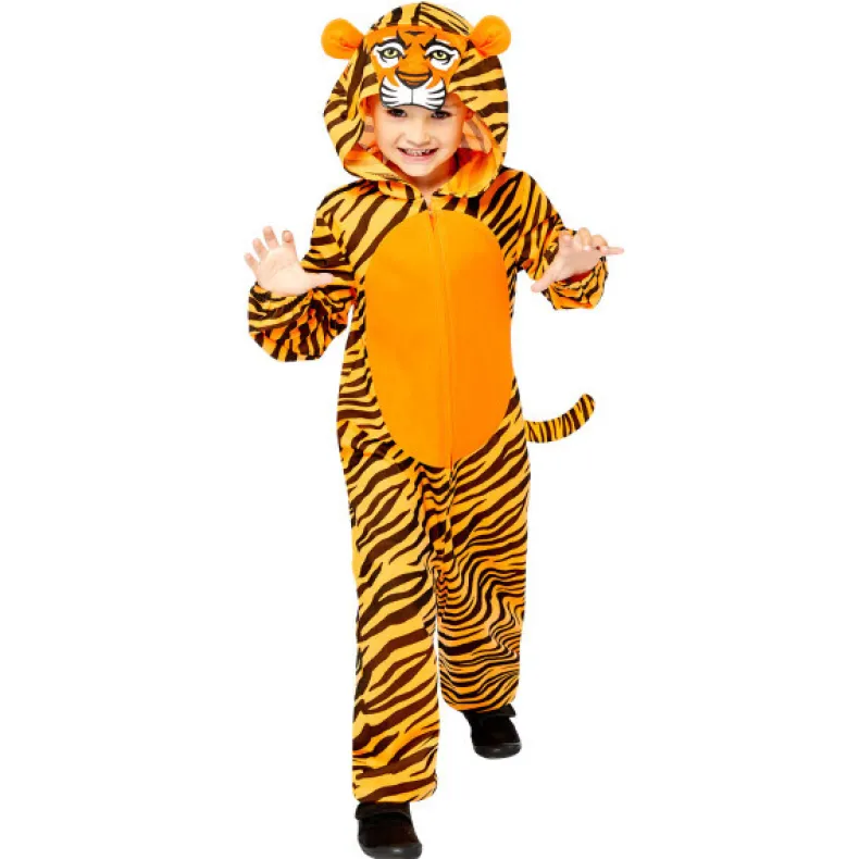 Tijgerpak Onesie Kind - 4-6 jaar