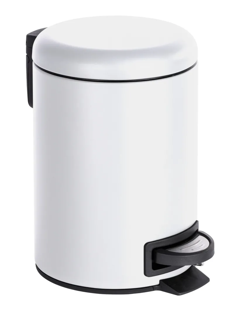 Afvalemmer Leman wit 3 l