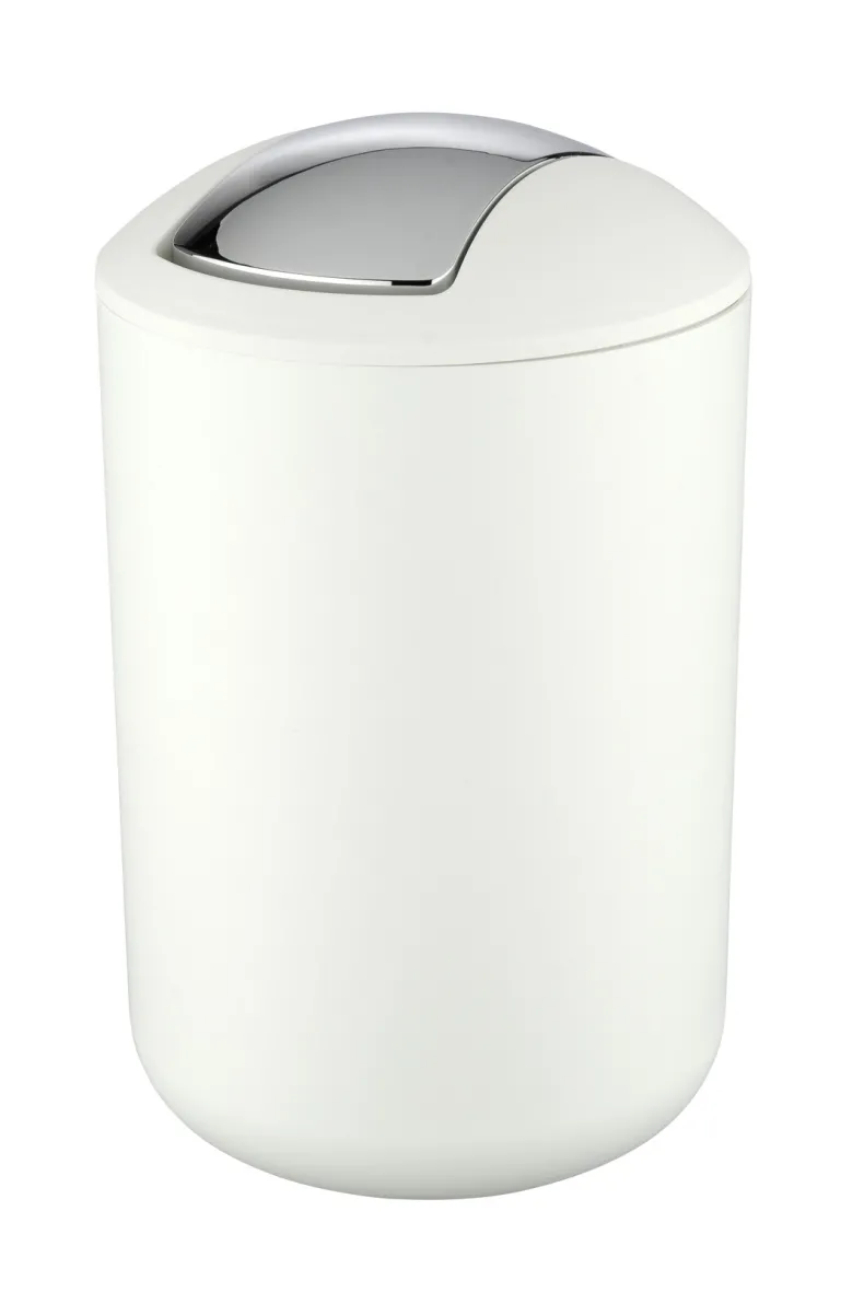 Afvalemmer Brasil wit 6,5 L