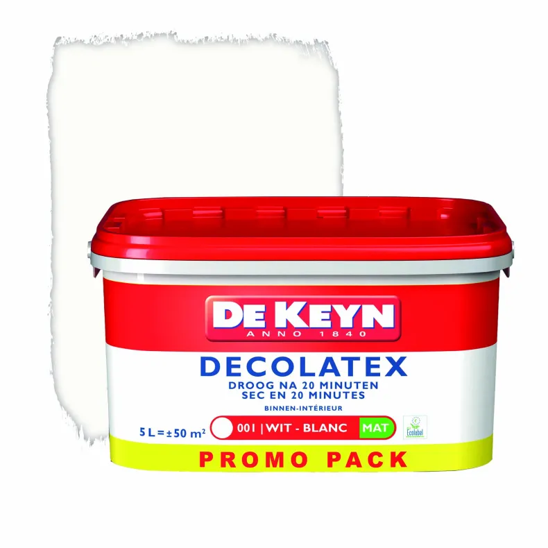 Decolatex wit promopack 5 L