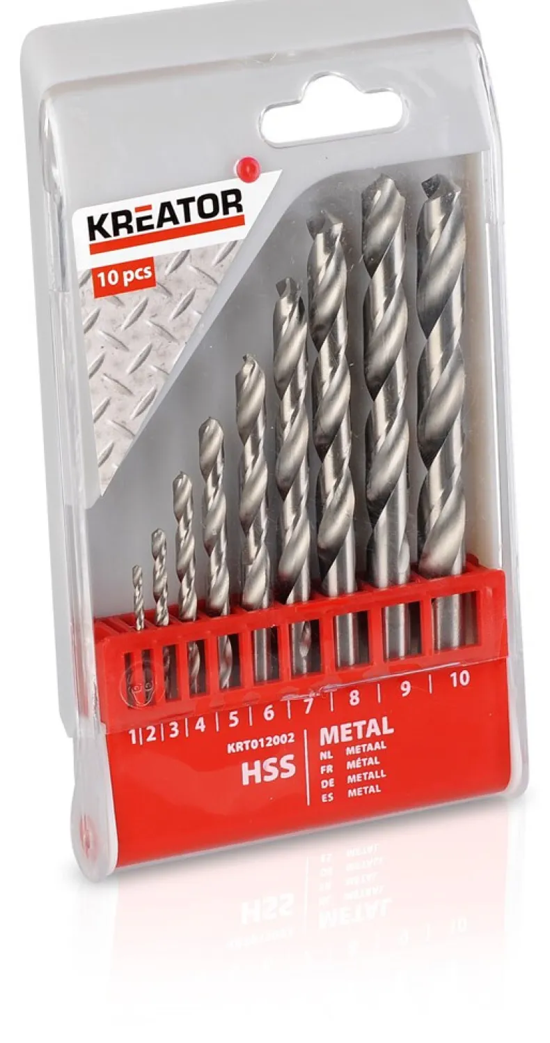 10-delige borenset 1-10 mm