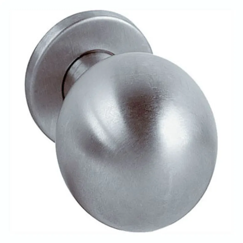 Deurbol inox 65 mm vast