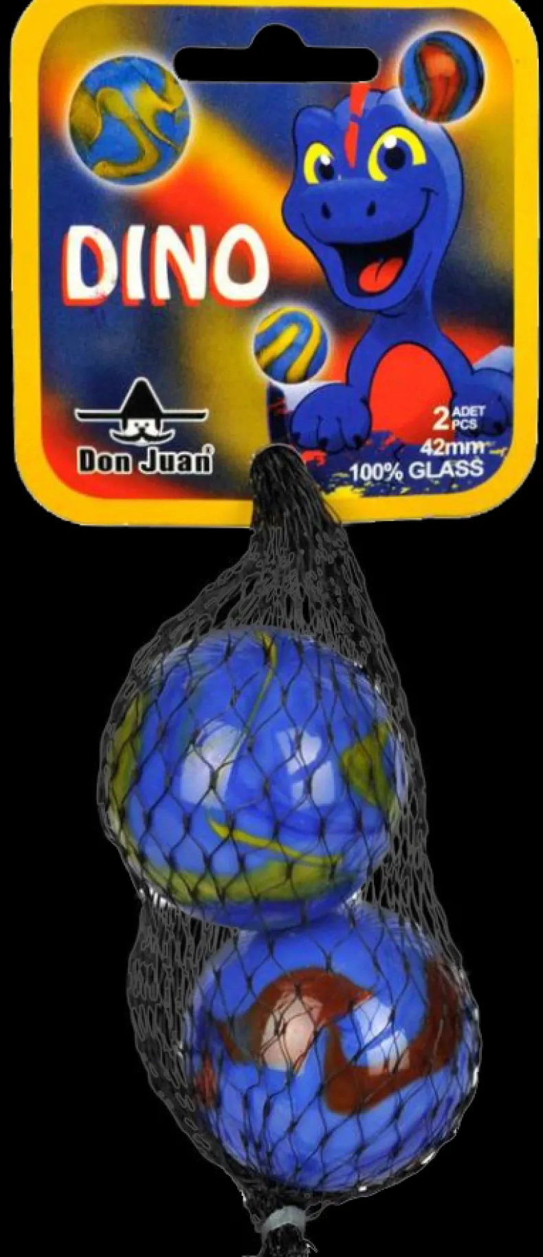 Dino knikkers 2 stuks