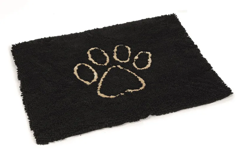 Dirty dog mat zwart 88 x 68 cm