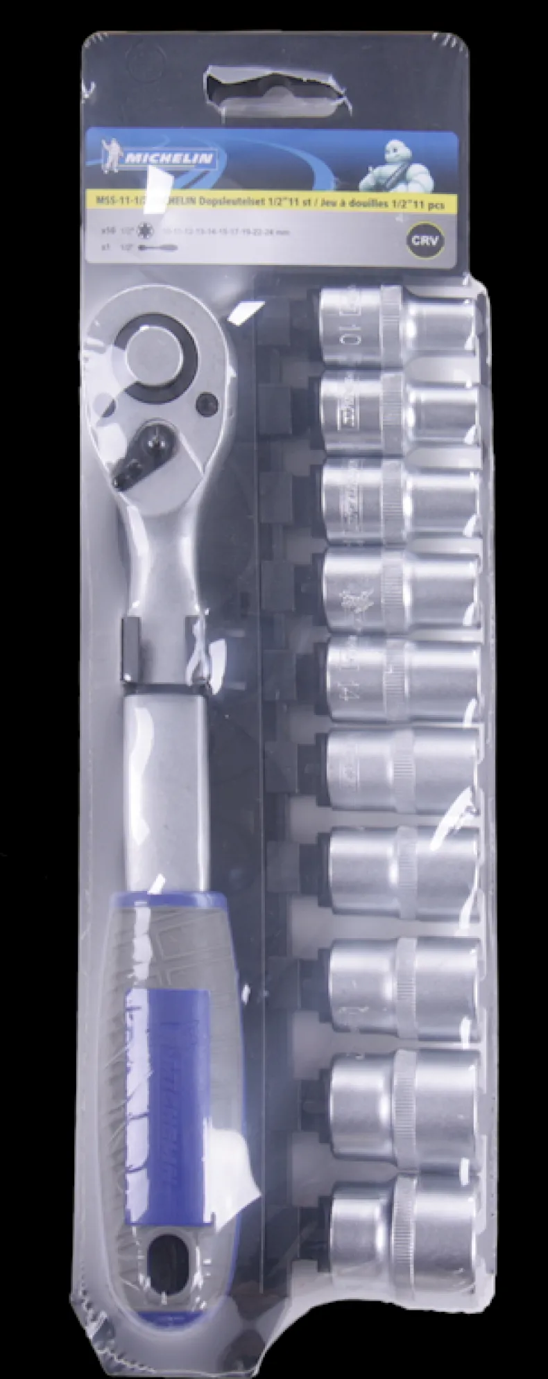 Dopsleutelset 1/2'' 11 stuks