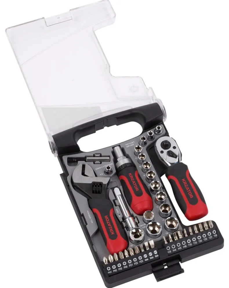 Dopsleutelset 40-delig