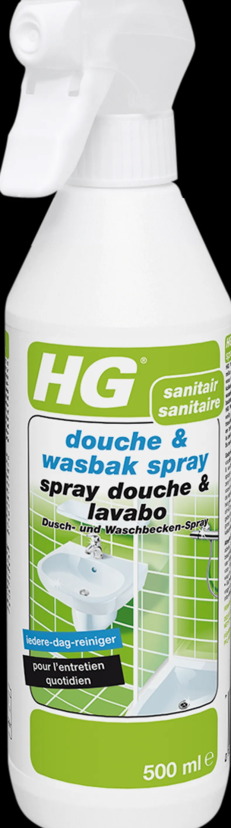 Douche- en wasbakspray 0,5 L