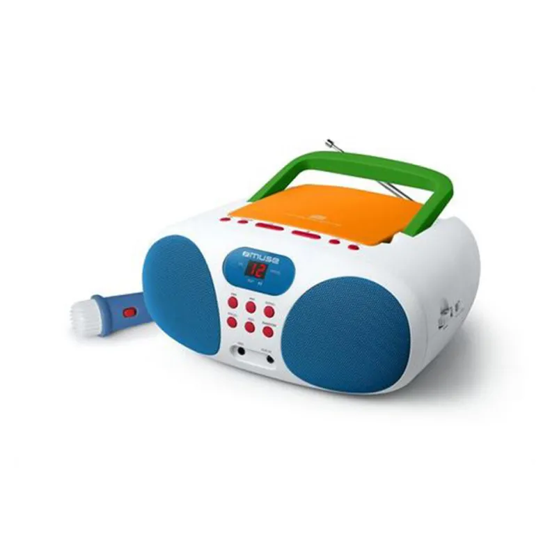 Draagbare kidsradio met microfoon