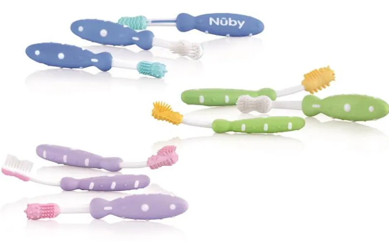 Driedelige tandenborstelset - vanaf 3 maanden