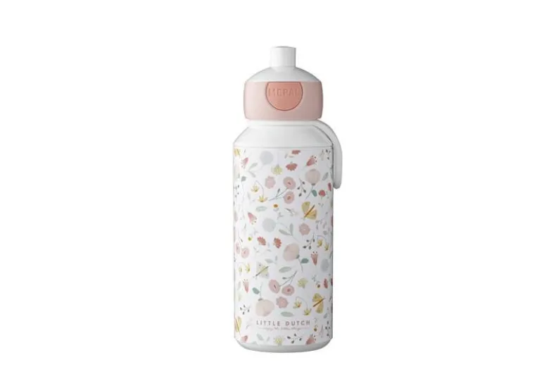 Drinkfles pop-up 400ml Flowers & Butterflies