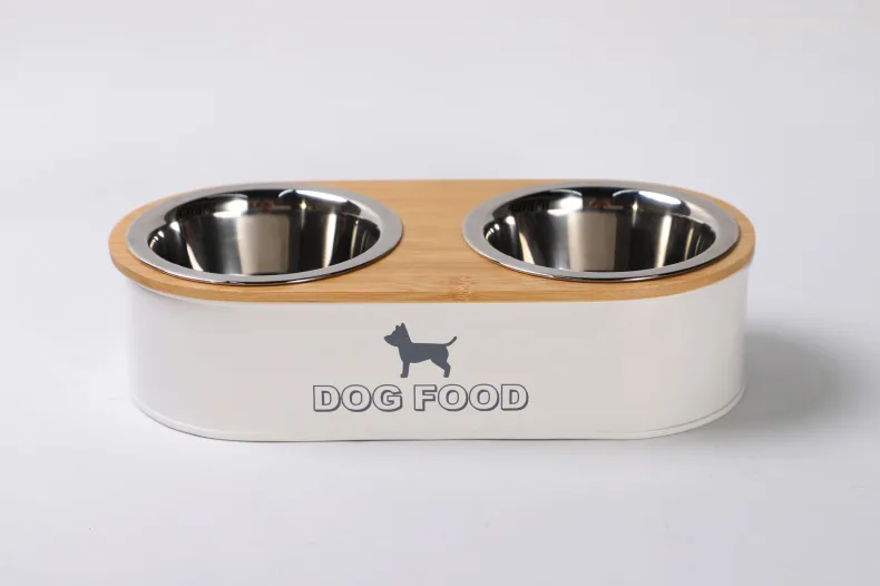 Duo voer-en drinkbak DOGFOOD