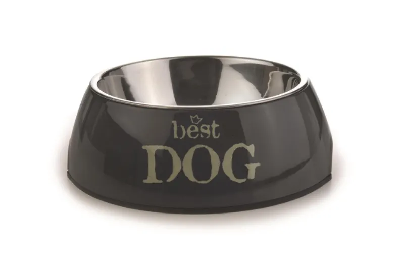 Eetbak 'best dog' 18x6,5 cm