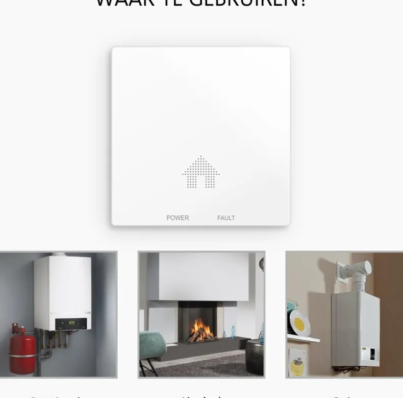 ELRO FC4610 Ultra Dunne CO melder met 10 jaar batterij