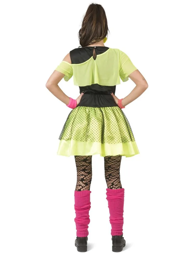 80ies Fluojurkje Kiss The Girl  - Maat 32/34