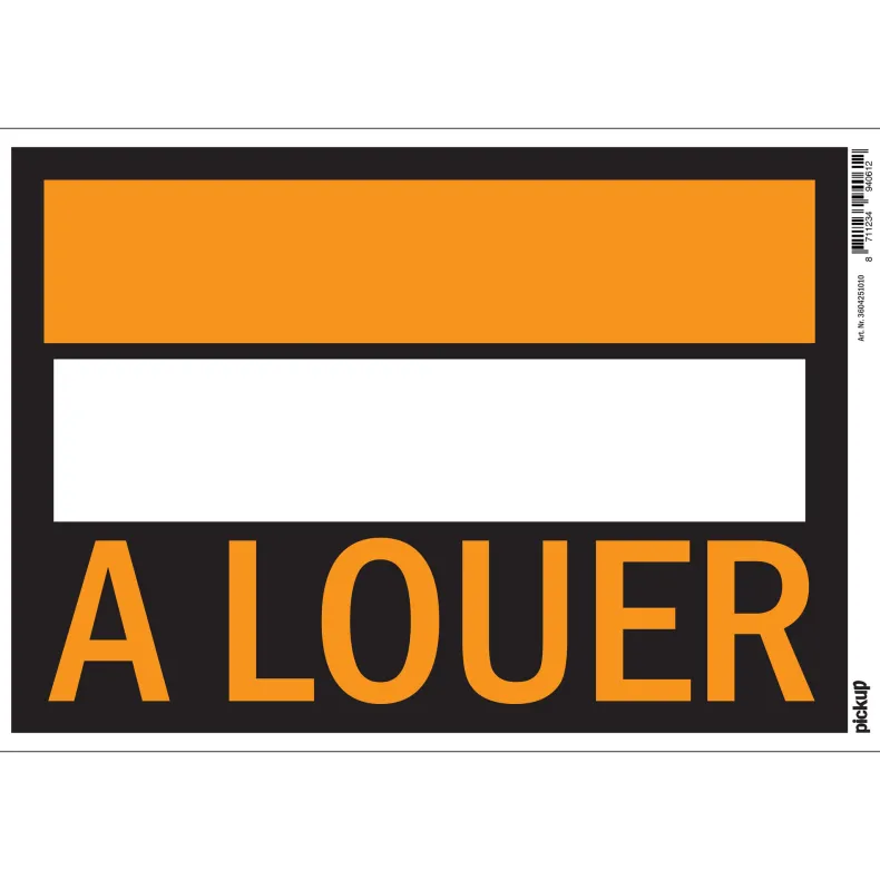 Pictogram à louer 23 x 33 cm