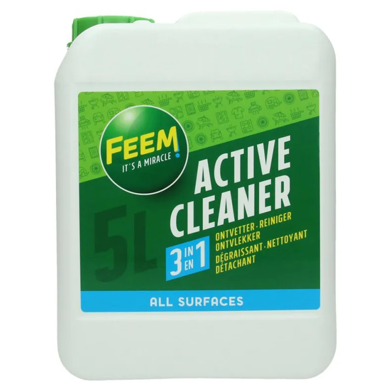 Feem Active Cleaner 5L - 3in1 Reinigen, ontvetten en ontvlekken