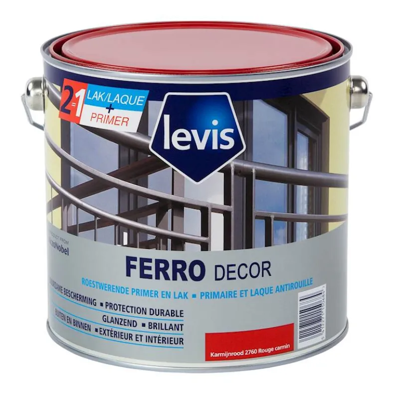 Ferro decor karmijnrood 2,5 L