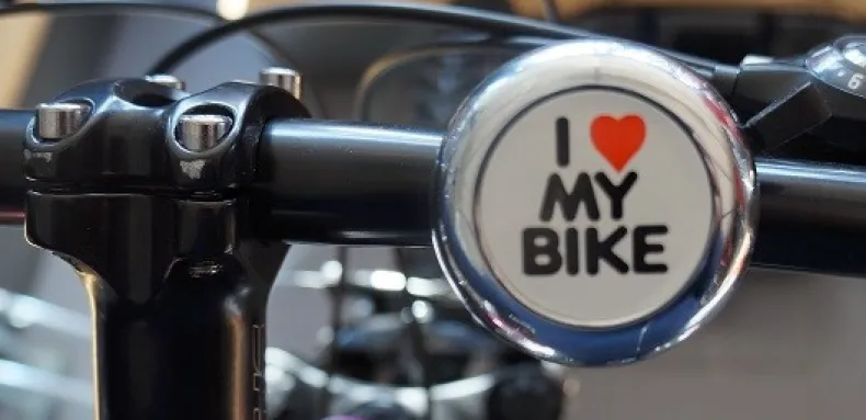Fietsbel ' I love my bike '