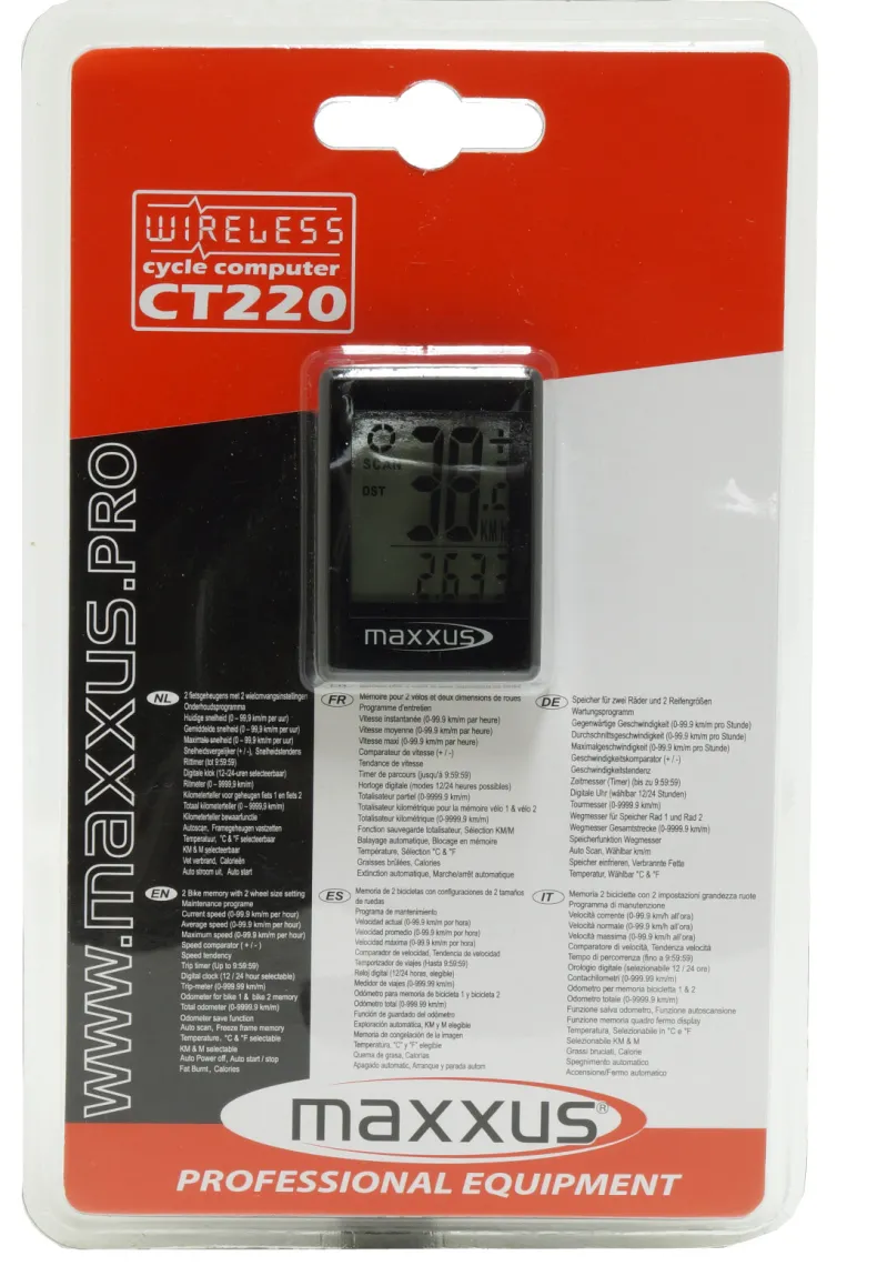 Fietscomputer draadloos 20 functies