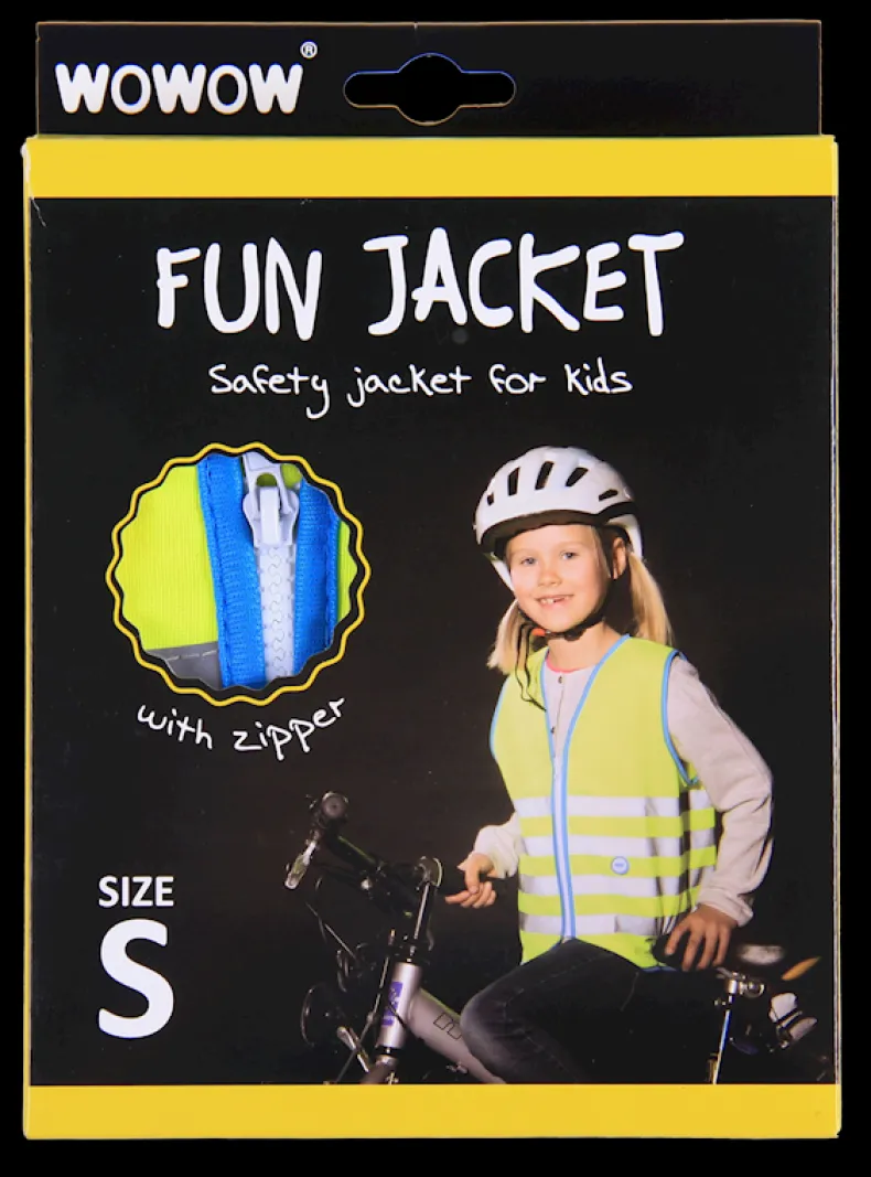 Fluo hesje met rits 5 - 7 jaar